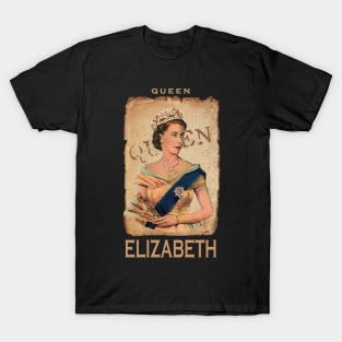 Queen Elizabeth Retro T-Shirt